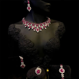 GODKI 4pcs Lucky Flower Nigerian 18k Gold Plated Dubai Bridal Wedding Jewellery Set Fashion Necklace Jewelry Sets