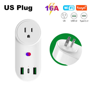 Smart WiFi Voice Control Socket Outlet