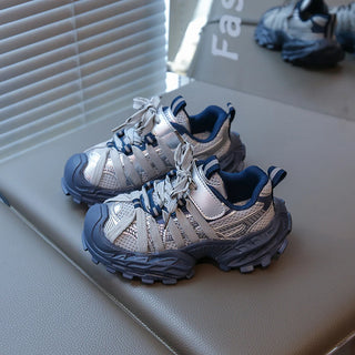 Autumn Teenager Kid's Sneakers Trend Fashion Children's Sport Shoes Mesh Breathable Boy's Girl's Running Shoes Fashion Sneakers