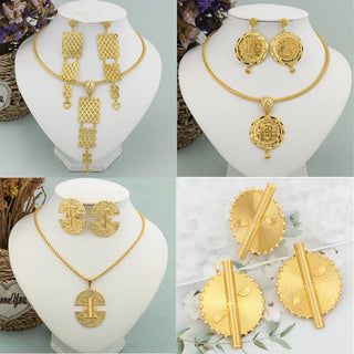 Lion Head Wedding Party Jewelry Set