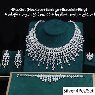 Luxury Arabic Wedding Jewelry Set