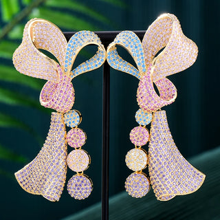High Quality Dubai Style Bowknot Earring