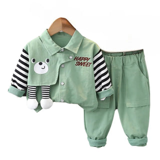 Toddler Boys Jacket Pants 2Pcs/Sets