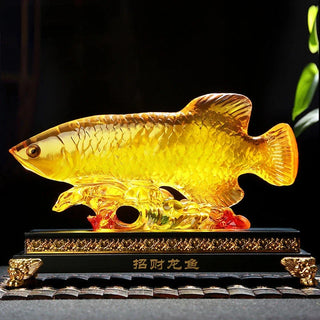 Fortune Golden Fish Resin Fortune  Office Company Store Opening Gift Home Furnishing Living Room Decoration