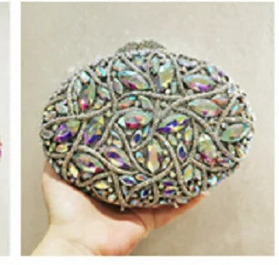 Luxury Crystal Evening Clutch Purse