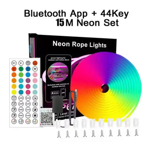 Music Sync Neon Ribbon Rope Light