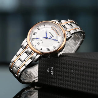 Sapphire Glass Roman Numerals Women Wristwatch