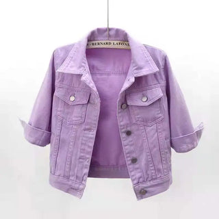 Women Loose Denim Jacket Coat