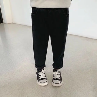 Toddler Boys Solid Casual Pants