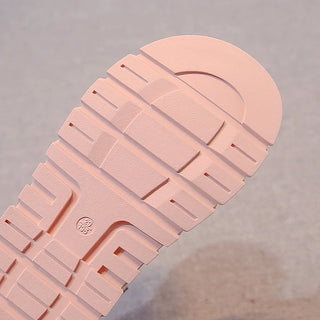 Faux Fur Winter Boots For Girls Trend Fashion Glitter Kid's Snow Boots Thick Warm Plush Warm Children's Cotton Shoes Velvet Shoe