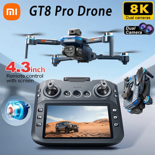 Xiaomi New GT8 Drone 8K Professional 360° Dual Cameras 5G WIFI Brushless Motors Obstacle GPS Avoidance Foldable Quadcopter Toys