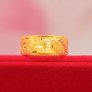 Dragon Pattern Shiny Head Ring