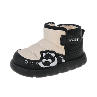 Winter Plush Boots For Children Cute Cartoon Kid's Snow Boots Outdoor Anti-slippery Boy's Girl's Cotton Shoes Warm Boots Kids