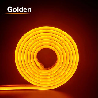 LED Neon Strip Light 6x12mm Flexible Rope Silicone Tube SMD 2835 Waterproof With 2Pin Wire 120LEDs/m For DIY Sign Home Decor