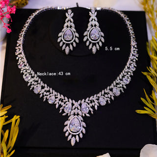 Luxury Crystal Wedding Jewelry Set