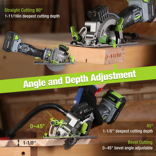 Cordless Laser Electric Circular Saw