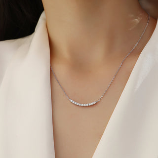 Sparkling Gemstone Hypoallergenic Necklace