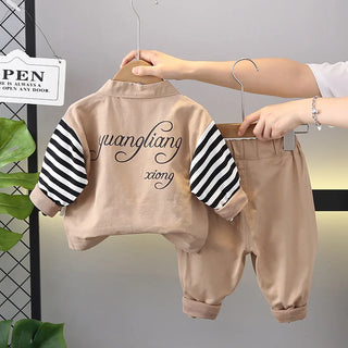 Toddler Boys Jacket Pants 2Pcs/Sets