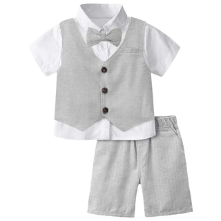 Toddler Boy Birthday Party 3PCS Suit