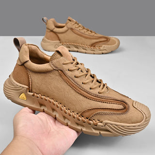 High Quality Men's Casual Shoes Handmade Leather Slip On Loafers Fashion Business Flats Leather Shoes Outdoor Sneakers Moccasins