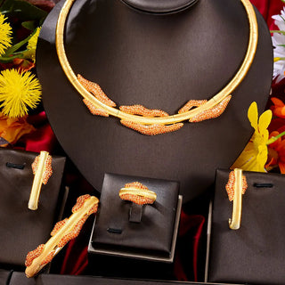 Luxury Zircon Crystal Jewelry Set