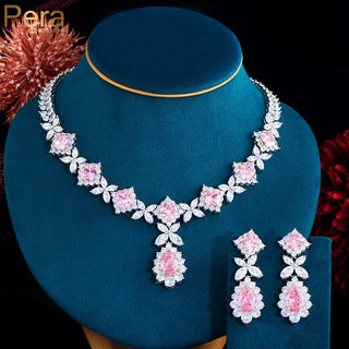 Cubic Zirconia Wedding Party Jewelry Sets