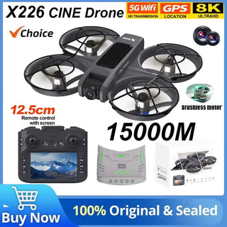 New X226 Mini RC Drone with Professional 8K HD Dual Camera 6Axis Headless Mode 360 Fly Remote Quadcopter Boys Kids Gift  Drones
