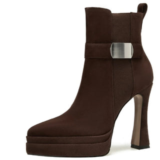 Classy Super High Heels Ankle Boots