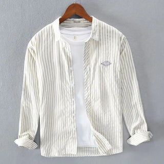 Trendy Cardigan Art Striped Shirt