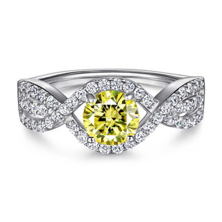 Genuine Vintage Diamond Moissanite Ring