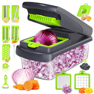 Multifunctional vegetable cutterkitchen vegetable cuttervegetable cutter, slicer, grater, vegetable cutter, silk wiping artifact