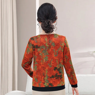 Trendy Diamond Stamping Fashion Top