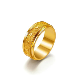 24K Gold Phoenix Wedding Ring for Women