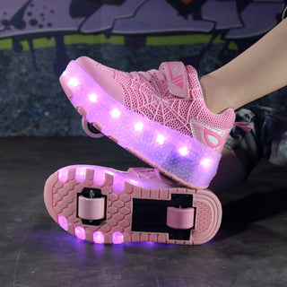Boys LED Light Roller Shoes