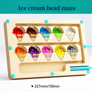 Magnetic Digital Bead Maze Toy