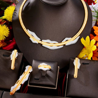 Luxury Zircon Crystal Jewelry Set