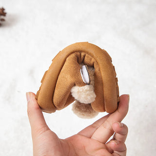 Faux Fur Winter Boots For Children Thick Warm Plush Snow Boots For Boys Girls Anti-slippery Thick Warm Cotton Shoes For Kids