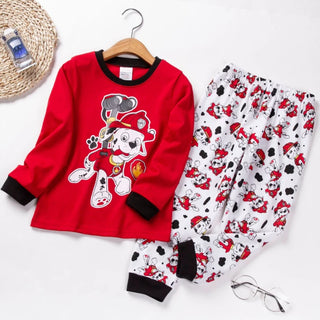 Toddler Boys Cartoon Pajamas Set