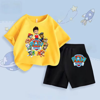 Cartoon Casual Boys Outfits Set