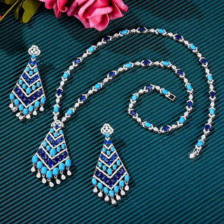 Luxury Cubic Zirconia Bridal Jewelry Set