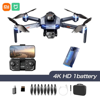Xiaomi GT8 Drone 4K Professional HD Camera Aerial FPV Avoiding Obstacle 3Battery Large Screen Remote Control Folding RC Drone