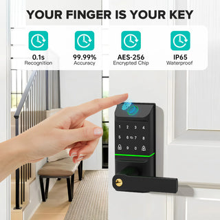 Smart Fingerprint Keyless Entry Door Lock