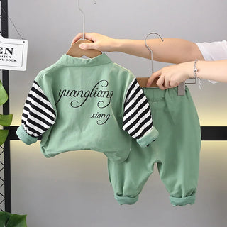Toddler Boys Jacket Pants 2Pcs/Sets