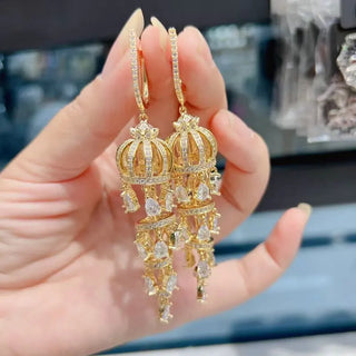 Long Aeolian Bells Tassel Earring