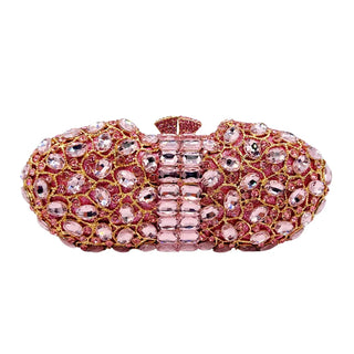 Evening Crystals Bridal Party Clutch Purse