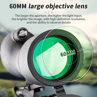 Birdwatching Target Shooting 25-75x60 HD Monocular
