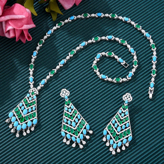 Luxury Cubic Zirconia Bridal Jewelry Set