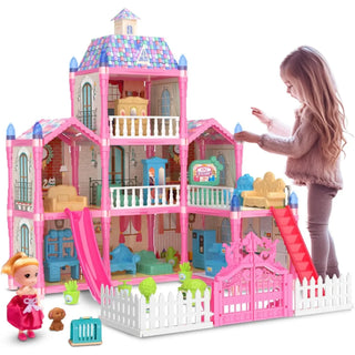 Princess Pretend Dolls Playhouse Set