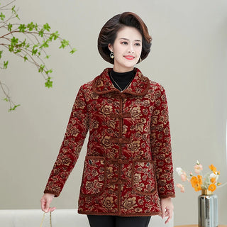 Northeast Ethnic Fleece Warm Coat