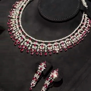 GODKI Trendy 4PCS Luxury Turquoise Statement Jewelry Sets For Women Wedding Cubic Zircon Indian African Dubai Bridal Necklace